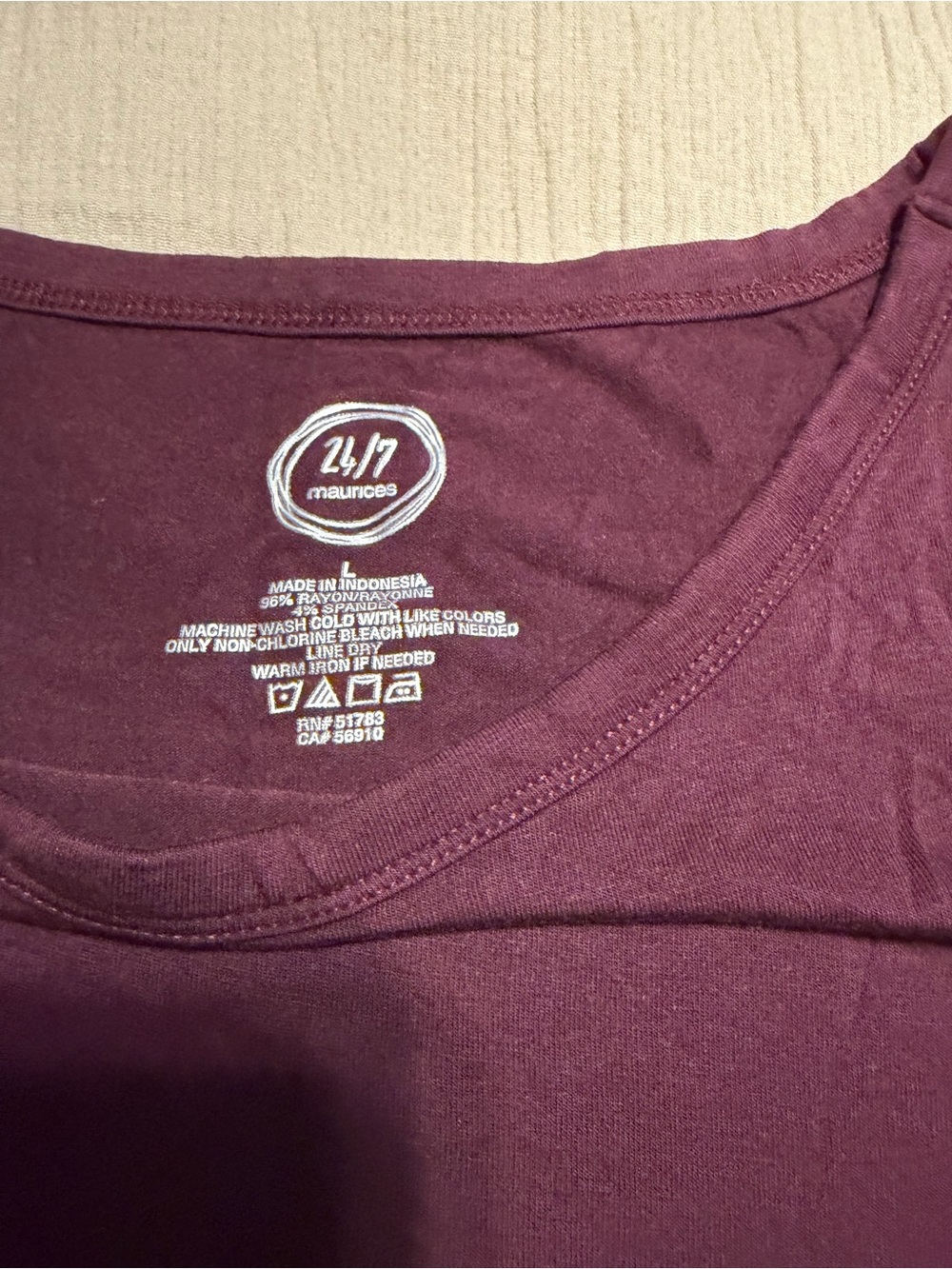 Women's Plum Tank Top - Maurice’s - Picture 2 of 5